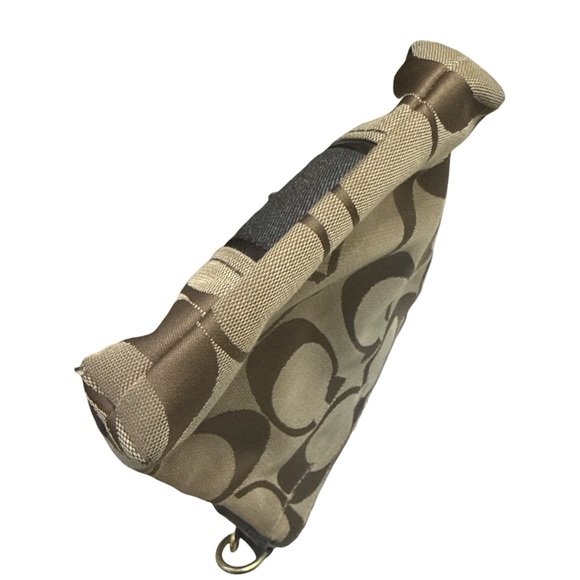 Coach Black and Tan Bag with Logo Accent - Picture 5 of 6